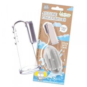 İkili Parmak Fırça, Silikon, Pratik Kullanım için