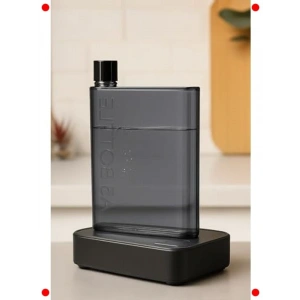 İnce Şeffaf Su Şişesi – Taşınabilir Matara