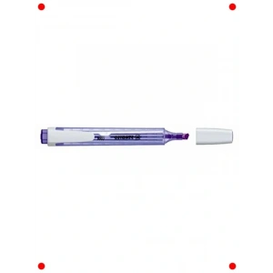 İnce Tasarım Fosforlu Kalem - Eflatun Renk