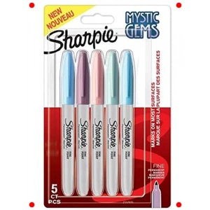 İnce Uçlu Kalıcı Markör Seti - Özel Renkler (5li)