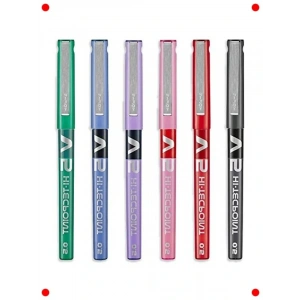 İnce Uçlu Roller Kalem Seti 0.5 mm - 6 Renk