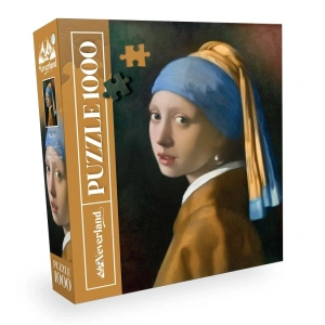 İnci Küpeli Kız Temalı 1000 Parça Puzzle, Sanatseverler için