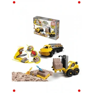 İnşaat Temalı Kinetik Kum Seti - 750 Gr