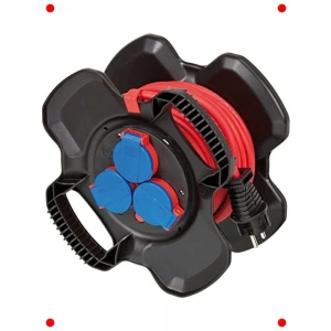 IP44 Şantiye Tipi Kauçuk Kablo Makarası (10 m)