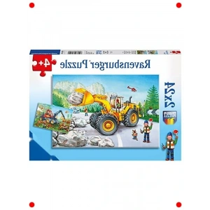 İş Makinesi Temalı Çocuk Yapbozu