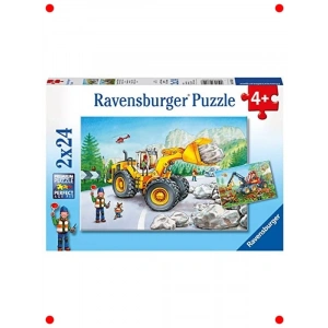 İş Makinesi Temalı Çocuk Yapbozu