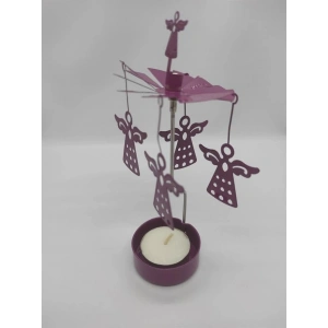 Isı ile Dönen Mor Melek Mumluk Seti, Şık Görünüm