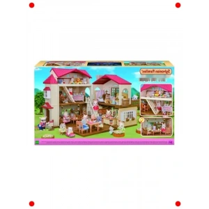 Işıklı Oyun Evinde Masalsı Şehir Yaşamı Oyuncak Seti