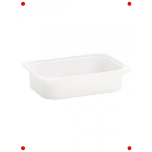 İstiflenebilir Polipropilen Saklama Kutusu - Beyaz