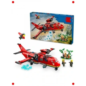 İtfaiye Kurtarma Uçağı Seti 3 Mini Figürlü 478 Parça 6+