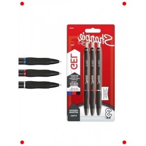 Jel Mürekkepli Kalem Seti, Siyah/Mavi/Kırmızı