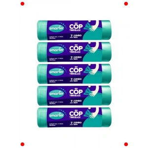 Jumbo Boy Dayanıklı Çöp Torbası (80x110cm) - 5 Adet