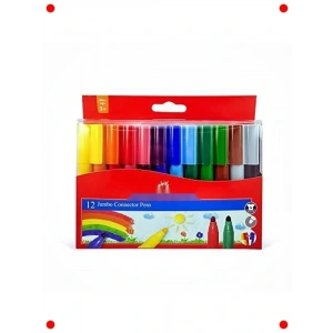 Jumbo Keçeli Kalem Seti (12 Renk)