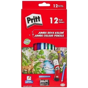 Jumbo Kuru Boya Seti, 12 Adet