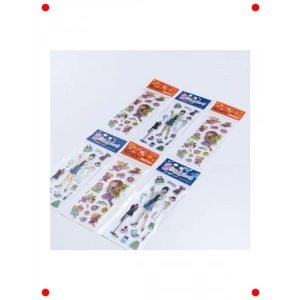 Kabartmalı Yapışkan Etiket Seti, 6 Adet