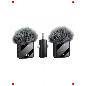 Kablosuz Çift Yaka Mikrofonu - Profesyonel Ses Kaydı