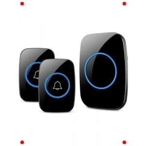 Kablosuz Kapı Zili Seti, 2 Buton, 60 Melodi