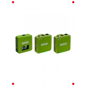 Kablosuz Mikrofon Seti - 3. Nesil, Çift Verici, 32-bit (Yeşil)