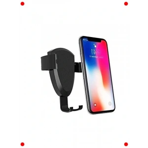 Kablosuz Şarjlı Telefon Tutucu - Siyah