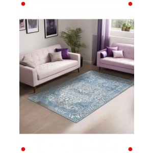 Kadife Kaymaz Pamuk Tabanlı Salon Halısı - 200x300 cm