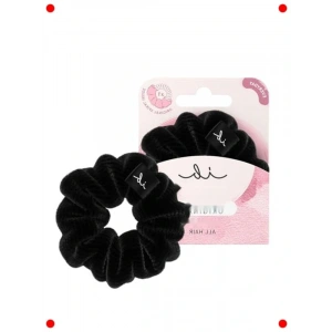 Kadife Kumaşlı Siyah Saç Tokası