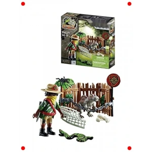 Kafeste Bebek Dinozor Figürü - 5+ Yaş Oyuncak