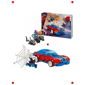 Kahraman Yarış Arabası ve Düşman Yapım Seti 7+