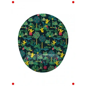 Kaktüs Desenli Bilek Destekli Mouse Pad