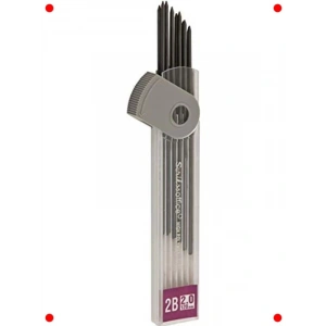 Kalem İçin 2.0 mm Min Uç Seti, 12li 2B Sertlik