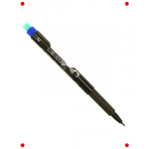 Kalıcı Asetat Kalemi S Uç, Mavi - Solmaz Yazım