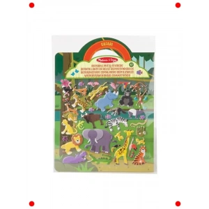 Kalın Safari Temalı Gummisticker Oyuncak Seti