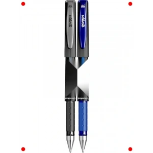 Kalın Uçlu Jel Kalem Seti 1.0mm - Siyah ve Mavi 2li