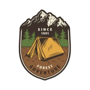 Kamp Aktiviteleri için 10 x 7,5 cm Boyutunda Off Road Tema Sticker