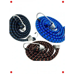 Kancalı Esnek Bagaj Gergi Lastiği Seti (3 Adet)