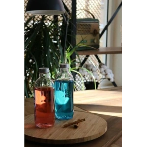 Kapaklı 500 cc Cam Su Şişesi ile Kolay Kullanım