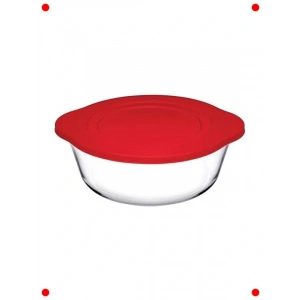 Kapaklı Borosilikat Cam Tencere Hediye Kutu