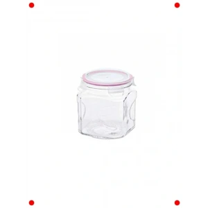 Kapaklı Büyük Cam Kanoz - 1500 ml