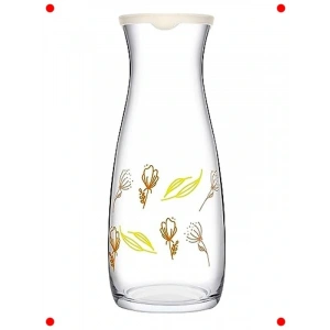 Kapaklı Cam Karaf - 1100 ml - Şık ve Fonksiyonel