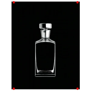 Kapaklı Cam Şişe - Küçük Boy