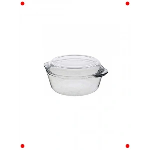 Kapaklı Isıya Dayanıklı Cam Tencere Seti - Hediye Kutu