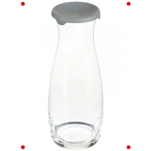 Kapaklı Tekli Şık Cam Karaf