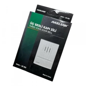 Kapı Zili, 3 Sesli ve 12V AC İle Kolay Montaj