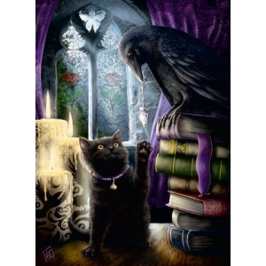 Kar ve Kedi Temalı 500 Parça Yapboz