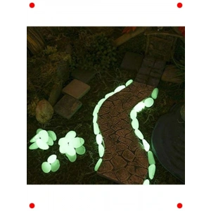 Karanlıkta Parlayan Dekoratif Bahçe Taşları