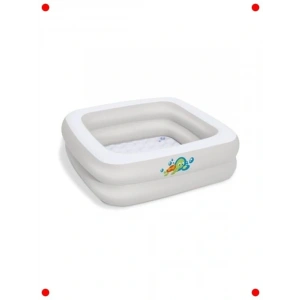 Kare Bebek Havuzu (86 x 25 cm, Beyaz)