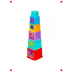 Kare Kule Şekil Eşleştirme Oyuncağı