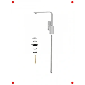 Kare Tasarım Krom Eviye sı