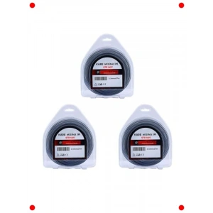 Kare Tırpan Misinası 3.5mm 37 Metre - Profesyonel 3lü Set