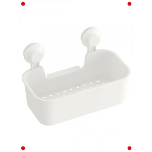 Kare Vantuz Banyo Rafı,  Sepeti, Beyaz