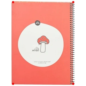 Kareli Hafif Kağıt Stickerlı Defter 18.5x25cm